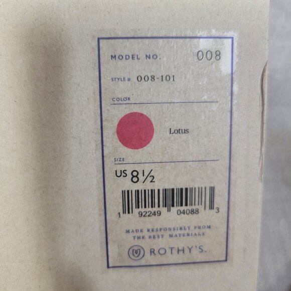 Rothy's The Slide Lotus Flat Sandals Women's Size US 7.5, 8.5, 9, 9.5,10 - Picture 10 of 10